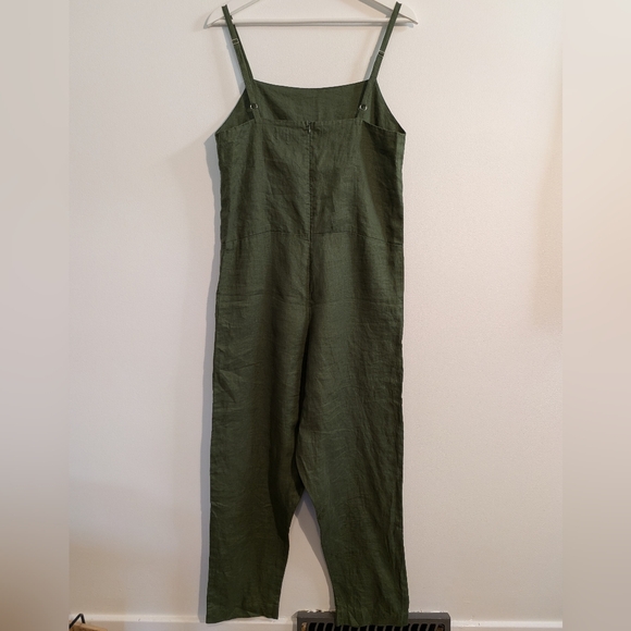 FROCKK olive green jumpsuit overalls  - size extra small - Picture 2 of 9